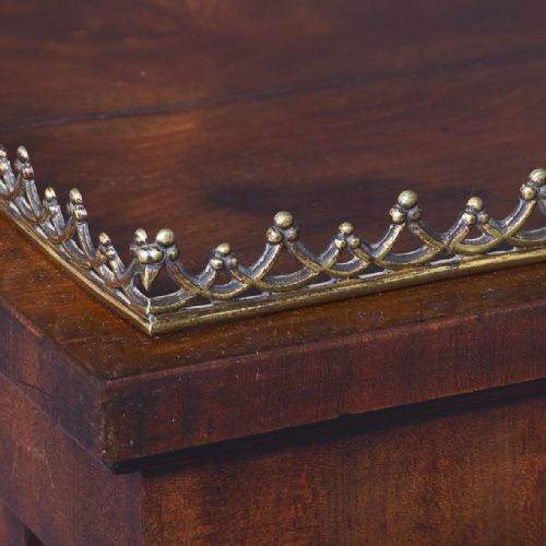 WILLIAM IV MAHOGANY OPEN BOOKCASE - ADDITIONAL PHOTO 3