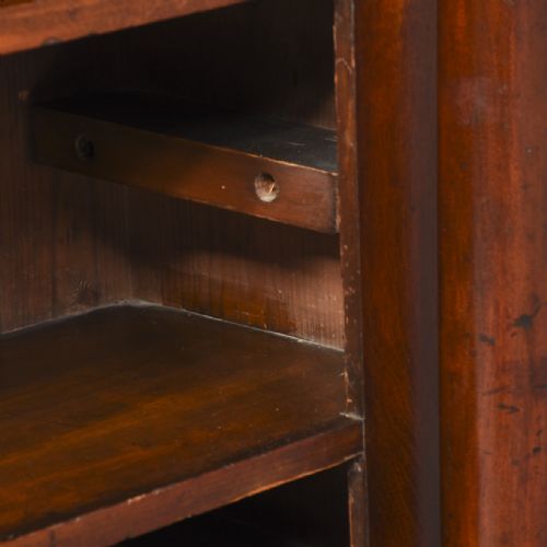 WILLIAM IV MAHOGANY OPEN BOOKCASE - ADDITIONAL PHOTO 4