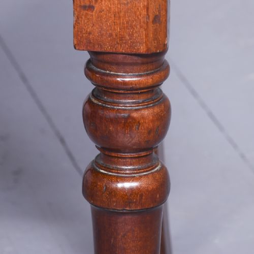 PAIR OF GEORGE IV MAHOGANY HALL CHAIRS - ADDITIONAL PHOTO 4