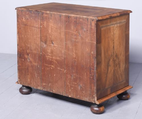 WILLIAM MARY INLAID WALNUT CHEST OF DRAWERS - ADDITIONAL PHOTO 8