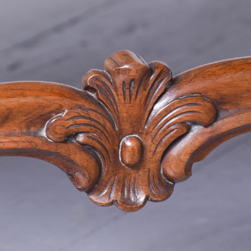 EXCEPTIONAL QUALITY VICTORIAN FREE STANDING OVAL ROSEWOOD LIBRARY TABLE - ADDITIONAL PHOTO 5