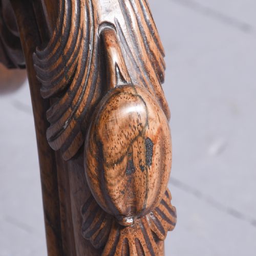 EXCEPTIONAL QUALITY VICTORIAN FREE STANDING OVAL ROSEWOOD LIBRARY TABLE - ADDITIONAL PHOTO 14