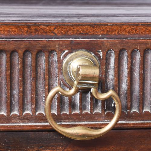 GEORGE III MAHOGANY DOWRY CHEST ON STAND - ADDITIONAL PHOTO 1