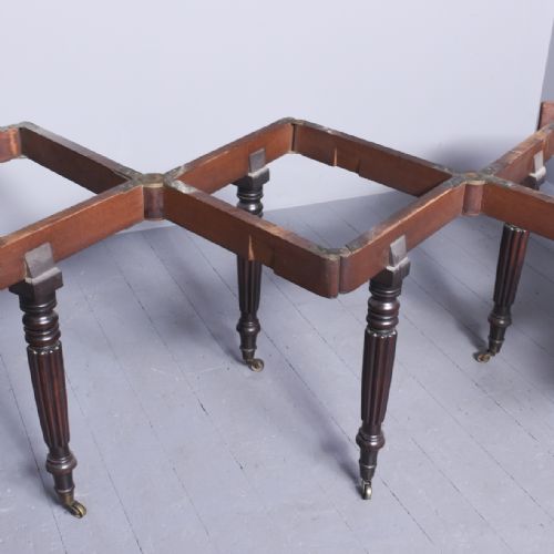 RARE GEORGE IV PATENT ACTION DINING TABLE - ADDITIONAL PHOTO 2