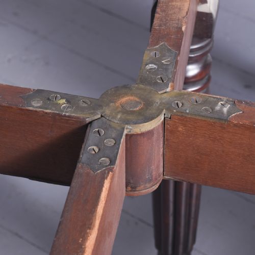 RARE GEORGE IV PATENT ACTION DINING TABLE - ADDITIONAL PHOTO 4