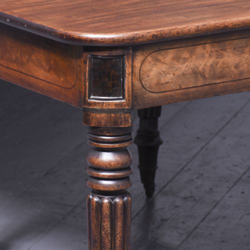 RARE GEORGE IV PATENT ACTION DINING TABLE - ADDITIONAL PHOTO 6