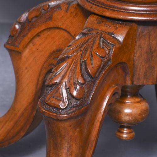 PAIR OF MIDVICTORIAN WALNUT AND INLAID CARD TABLES NOW MATCHED - ADDITIONAL PHOTO 3