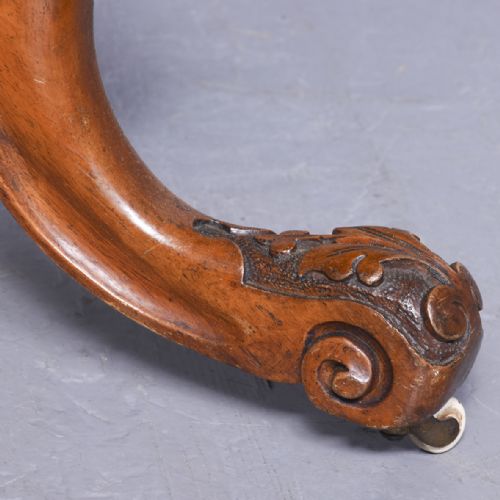 PAIR OF MIDVICTORIAN WALNUT AND INLAID CARD TABLES NOW MATCHED - ADDITIONAL PHOTO 4