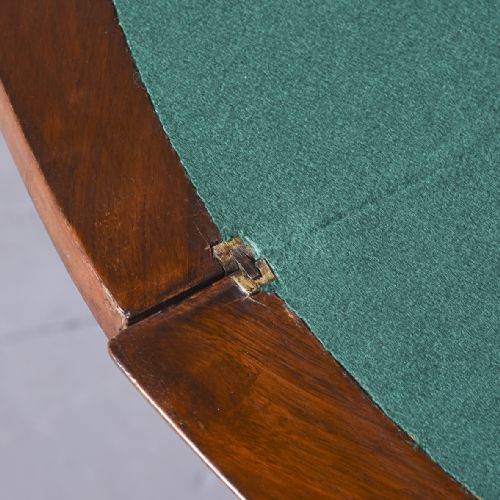 PAIR OF MIDVICTORIAN WALNUT AND INLAID CARD TABLES NOW MATCHED - ADDITIONAL PHOTO 7