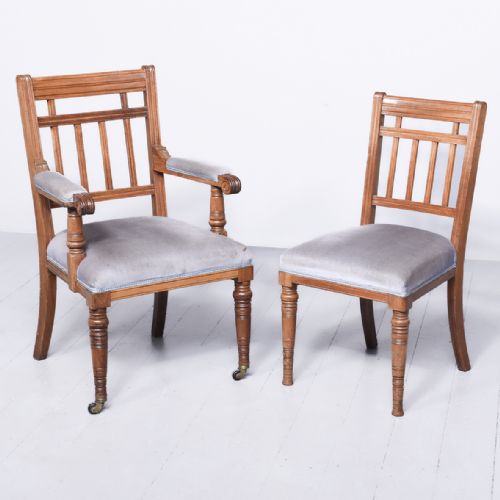 SET OF 15 WALNUT DINING CHAIRS - ADDITIONAL PHOTO 3