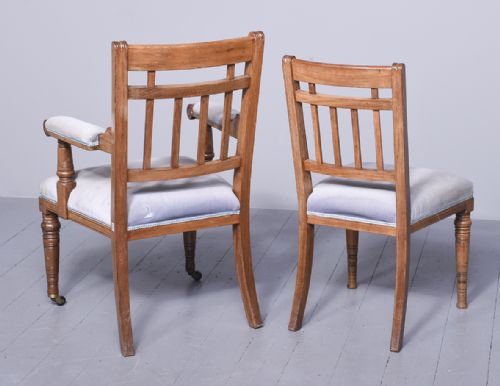 SET OF 15 WALNUT DINING CHAIRS - ADDITIONAL PHOTO 9