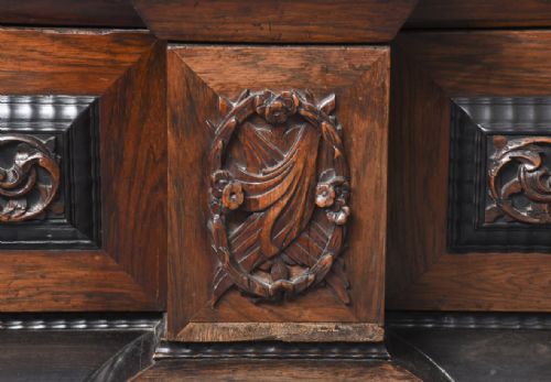 A 17TH CENTURY FLEMISHDUTCH ROSEWOOD KAST - ADDITIONAL PHOTO 11