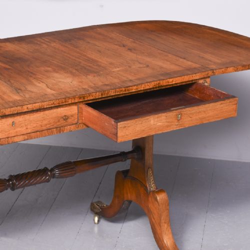 ROSEWOOD SOFA TABLE BY WILLIAM TROTTER - ADDITIONAL PHOTO 6
