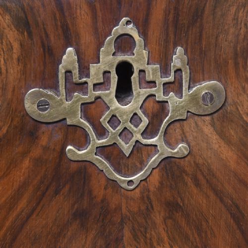 A DUTCH WALNUT DISPLAY CABINET - ADDITIONAL PHOTO 3