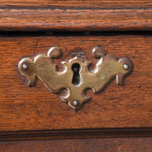 GEORGE III OAK MULE CHEST OR KIST - ADDITIONAL PHOTO 3