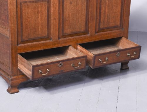 GEORGE III OAK MULE CHEST OR KIST - ADDITIONAL PHOTO 7