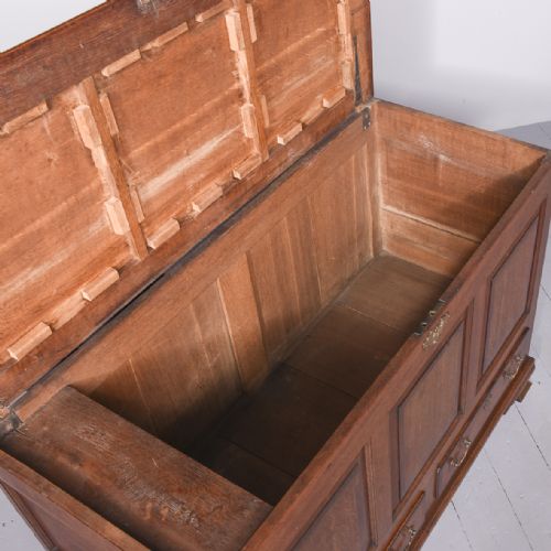 GEORGE III OAK MULE CHEST OR KIST - ADDITIONAL PHOTO 10