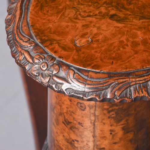 QUALITY DUTCH BURRWALNUT LOWBOY - ADDITIONAL PHOTO 1