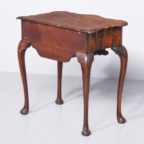 QUALITY DUTCH BURRWALNUT LOWBOY - ADDITIONAL PHOTO 10