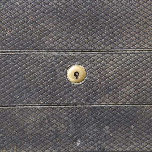 EXHIBITION QUALITY EMBOSSED LEATHER WRITING BOX - ADDITIONAL PHOTO 2