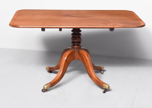 GEORGE III MAHOGANY SNAP TOP BREAKFAST TABLE - ADDITIONAL PHOTO 4