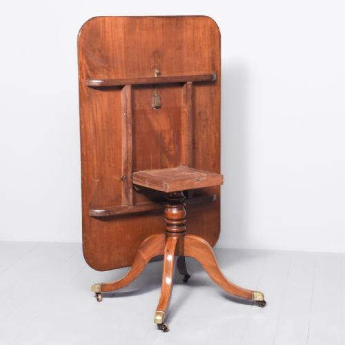 GEORGE III MAHOGANY SNAP TOP BREAKFAST TABLE - ADDITIONAL PHOTO 8