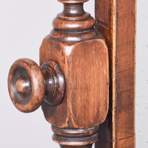RARE GEORGIANSTYLE GILDED WALNUT TALL CHEVAL MIRROR - ADDITIONAL PHOTO 2