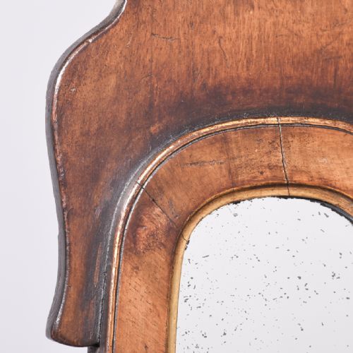 RARE GEORGIANSTYLE GILDED WALNUT TALL CHEVAL MIRROR - ADDITIONAL PHOTO 6