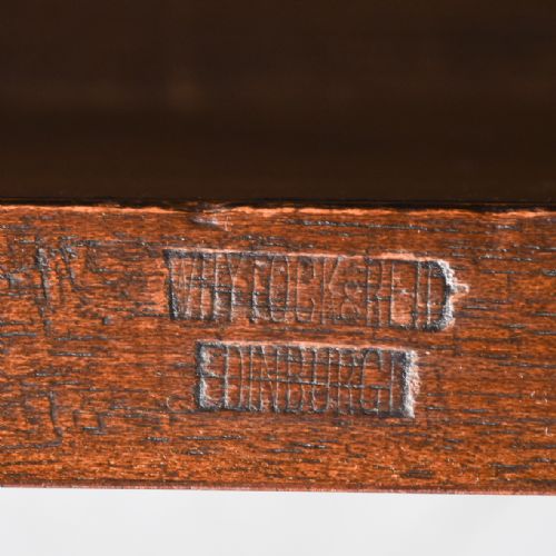 FIGURED MAHOGANY WHYTOCK REID CHEST OF DRAWERS WITH CANTED CORNERS - ADDITIONAL PHOTO 3