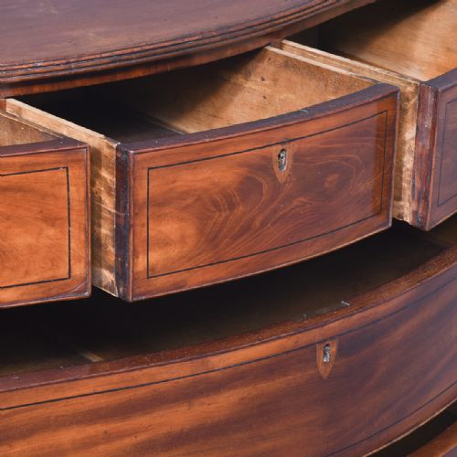 SCOTTISH GEORGE III SERPENTINE CHEST OF DRAWERS - ADDITIONAL PHOTO 7