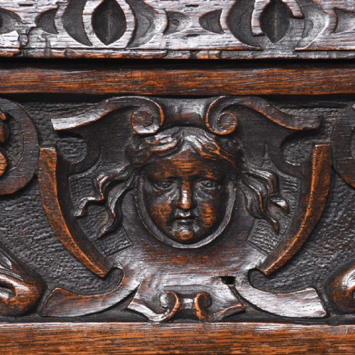 LARGE CARVED DUTCHFLEMISH CARVED HALLSTAND - ADDITIONAL PHOTO 9