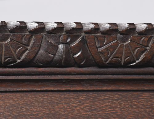 LARGE CARVED DUTCHFLEMISH CARVED HALLSTAND - ADDITIONAL PHOTO 12