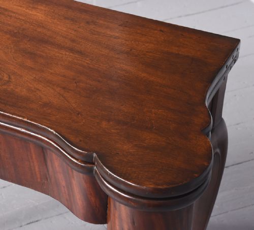 GEORGE III MAHOGANY CARD TABLE - ADDITIONAL PHOTO 3