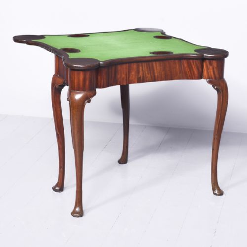 GEORGE III MAHOGANY CARD TABLE - ADDITIONAL PHOTO 5