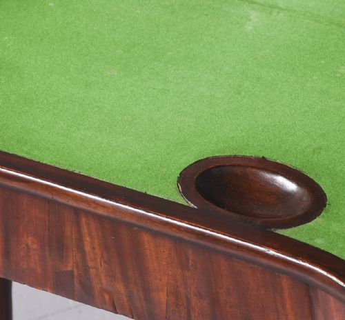 GEORGE III MAHOGANY CARD TABLE - ADDITIONAL PHOTO 6