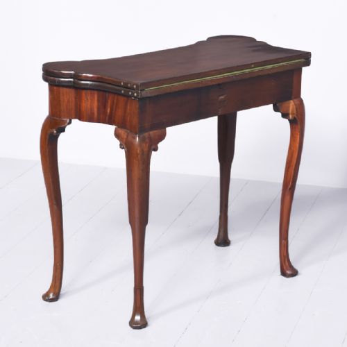 GEORGE III MAHOGANY CARD TABLE - ADDITIONAL PHOTO 8