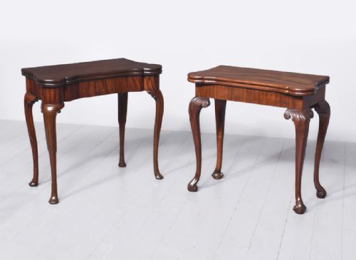 GEORGE III MAHOGANY CARD TABLE - ADDITIONAL PHOTO 10