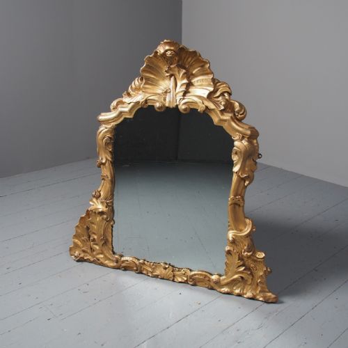 Antique Giltwood Wall Mirror