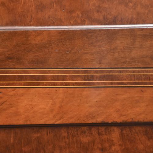 GEORGE IV INLAID 4 DOOR BREAKFRONT LINEN PRESS - ADDITIONAL PHOTO 4