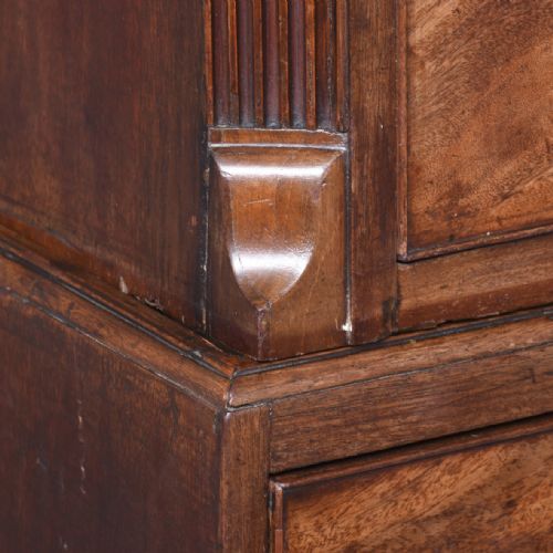 CHIPPENDALE PERIOD SECRETAIRE CHEST ON CHEST - ADDITIONAL PHOTO 4