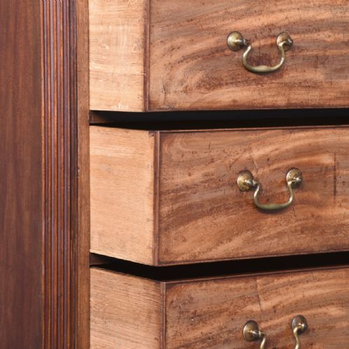 CHIPPENDALE PERIOD SECRETAIRE CHEST ON CHEST - ADDITIONAL PHOTO 6