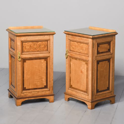 9 PIECE INLAID SATINWOOD BEDROOM SUITE - ADDITIONAL PHOTO 3