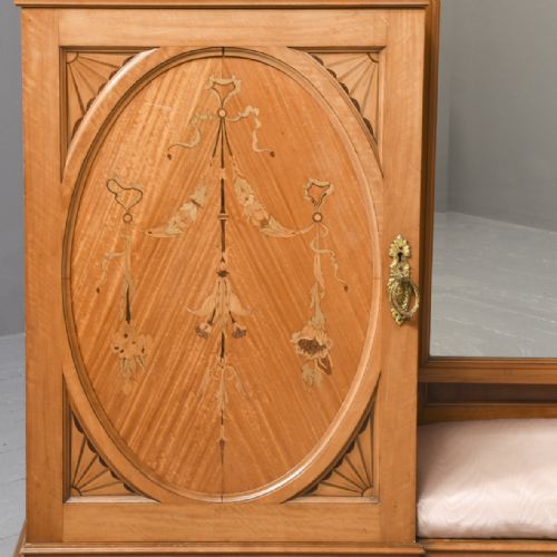 9 PIECE INLAID SATINWOOD BEDROOM SUITE - ADDITIONAL PHOTO 18