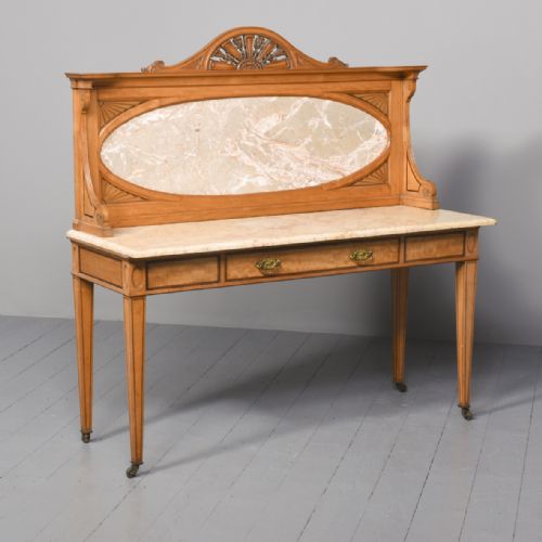 9 PIECE INLAID SATINWOOD BEDROOM SUITE - ADDITIONAL PHOTO 25