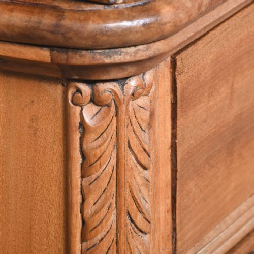 SOLID CAMPHOR WOOD SECRETAIRE MILITARY CHEST - ADDITIONAL PHOTO 3