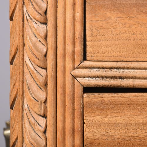 SOLID CAMPHOR WOOD SECRETAIRE MILITARY CHEST - ADDITIONAL PHOTO 4