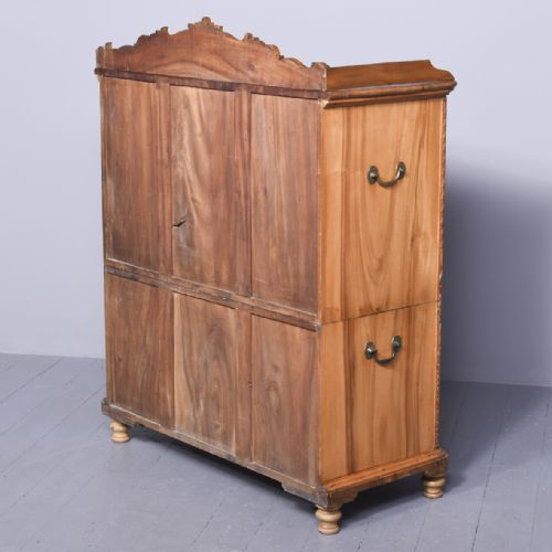 SOLID CAMPHOR WOOD SECRETAIRE MILITARY CHEST - ADDITIONAL PHOTO 11