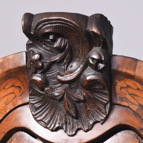 DUTCH SERPENTINE DOUBLE CORNER CABINET - ADDITIONAL PHOTO 4