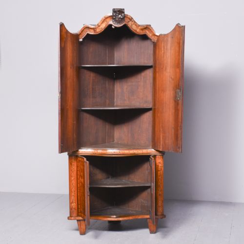 DUTCH SERPENTINE DOUBLE CORNER CABINET - ADDITIONAL PHOTO 8