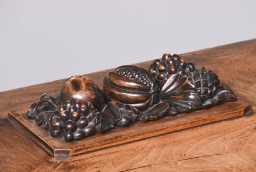 MASSIVE CARVED VICTORIAN WALNUT WINE COOLER - ADDITIONAL PHOTO 1